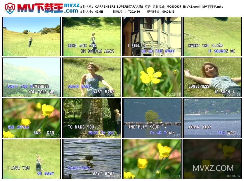 CARPENTERS-SUPERSTAR(人物)_英语_流行歌曲_MC800637